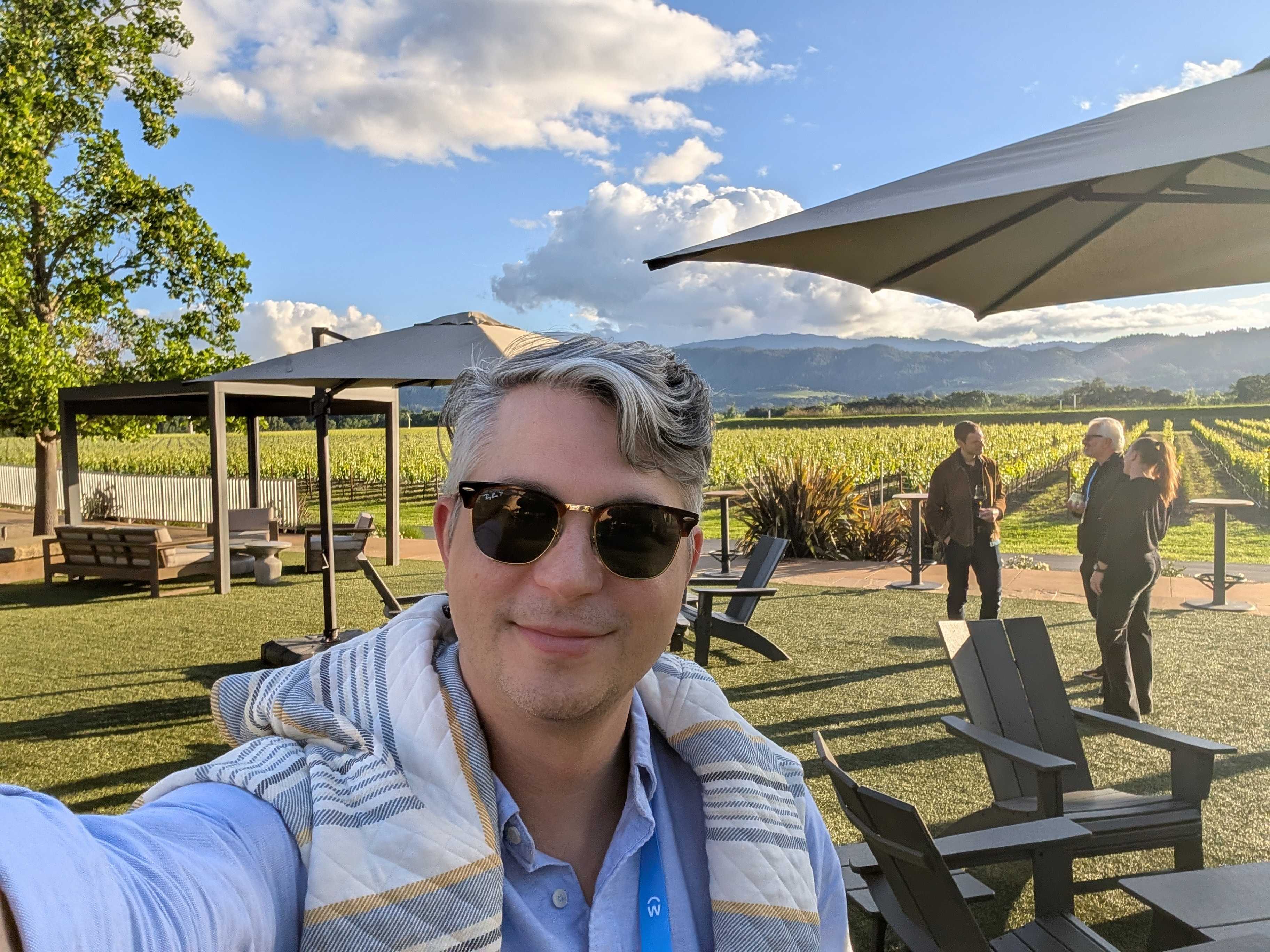 Kyle Lagunas at Workday event in Napa