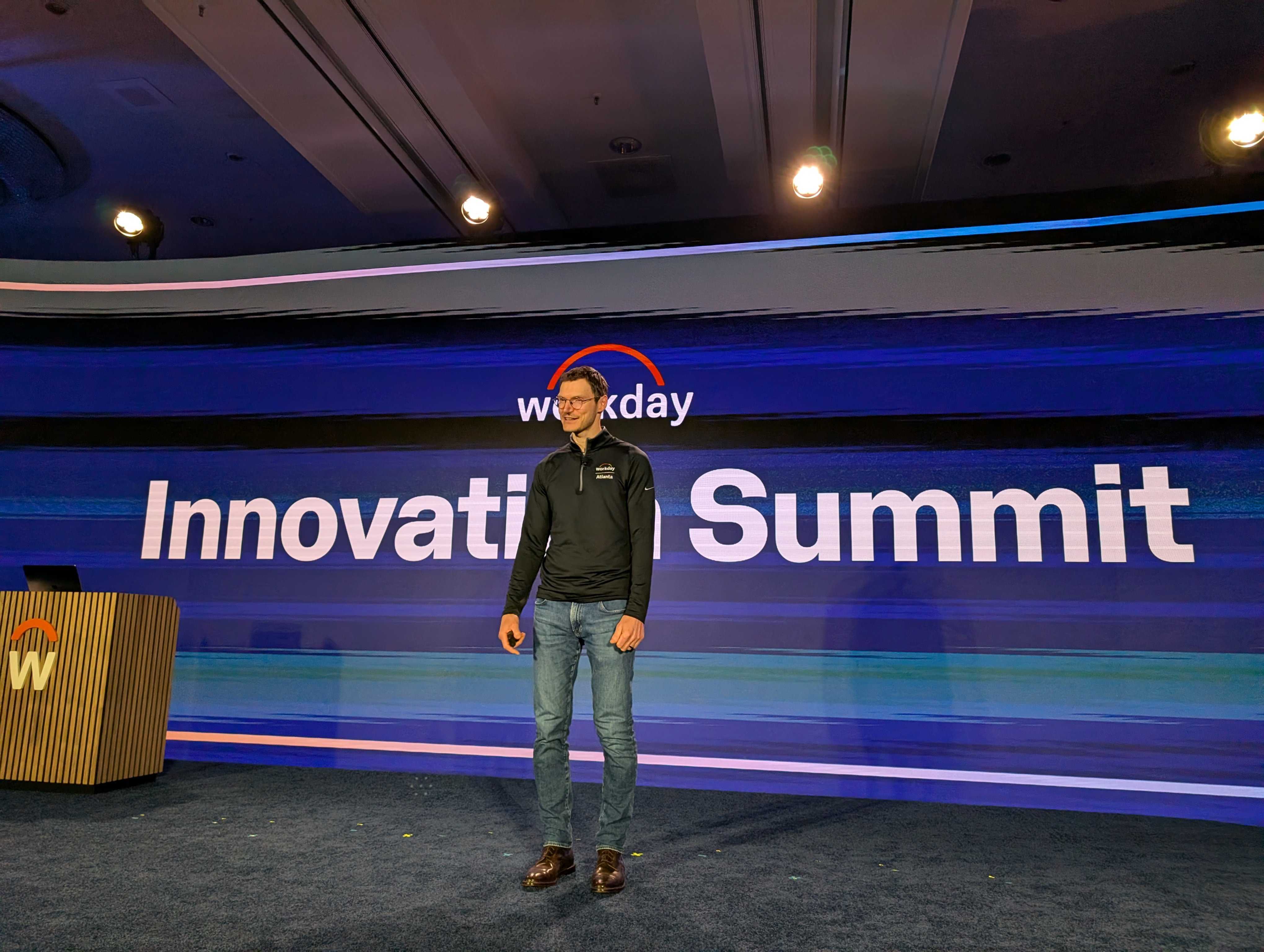 Workday Innovation Summit stage