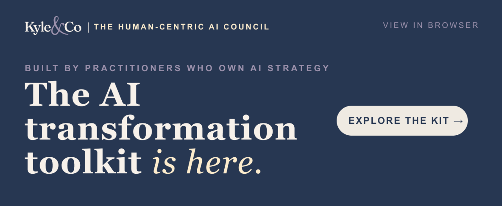 HCAIC Transformation Toolkit Launch