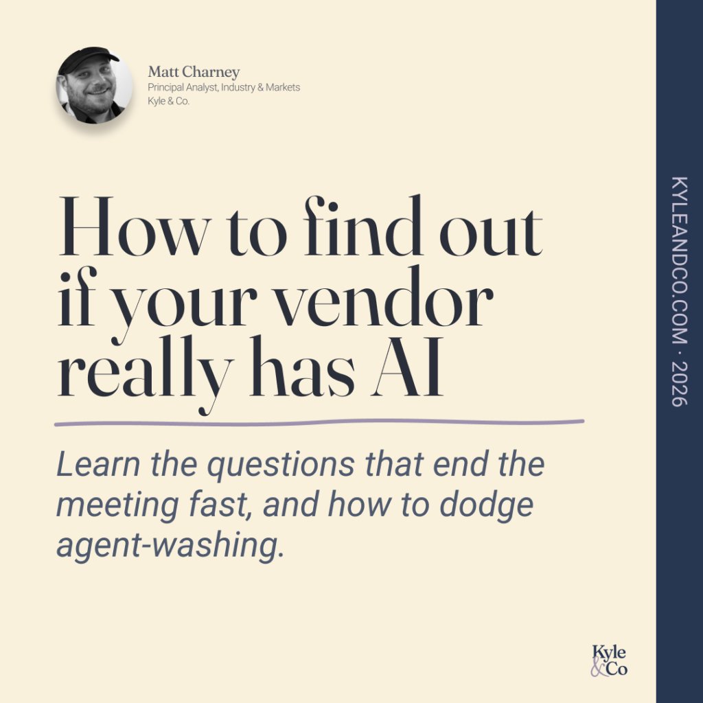 Recruiter evaluating an HR tech AI vendor demo against live production results