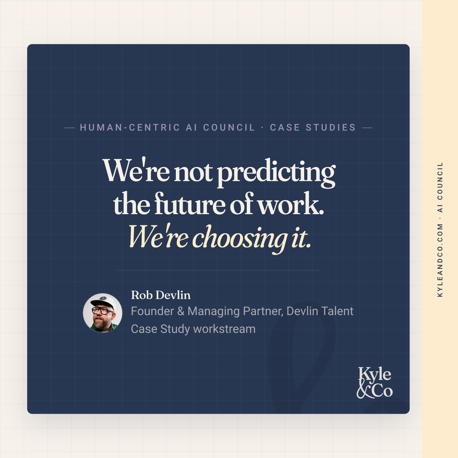 We're Not Predicting the Future of Work. We're Choosing It.